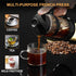 PARACITY French Press Coffee/Tea Maker, Camping Mini Coffee/Tea Press of 304 Stainless Steel Filter and Heat Resistant Glass, Cold Brew Coffee Mak...