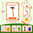 50 Everyday Objects Awareness Flashcards for Kids,Waterproof Daily Necessity Education Cards, Children's Educational Card, Double-Sided Fun Educat...