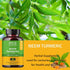 Neem Turmeric Capsules | 90 Capsules 1000mg | Neem Capsules made Black Pepper Neem, Turmeric, & Black Pepper | (90 Capsules)...