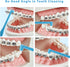 Single End Tufted Toothbrush, 5 Pcs Interspace Tooth Brush Tapered Trim Tooth Cleaner Interdental Toothbrush Tuft Gap Toothbrush for Orthodontic D...