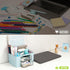 Desk Organizer with 2 Drawer, Multi-Functional Pencil Pen Holder for Desk, Desk Organizers and Storage with 5 Compartments, Desktop Organizer for ...