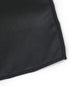 Black Solid Woven Pocket Squares For Men...