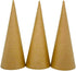 AllStellar Paper Mache Cones Open Bottom 8.8x3.5 in. Set of 3 (Small Plus) - For DIY Art Projects, Crafts and Decorations!...