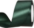 ATRBB 25 Yards 2 inches Satin Ribbon for Wedding,Handmade Bows and Gift Wrapping (Green Black)...
