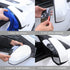 2PCS Car Rear View Mirror Rain Eyebrows, Rainproof Auto Side Mirror Guard, Waterproof PVC Vehicle Rearview Mirror Rain Visor Smoke Cover, Car Acce...