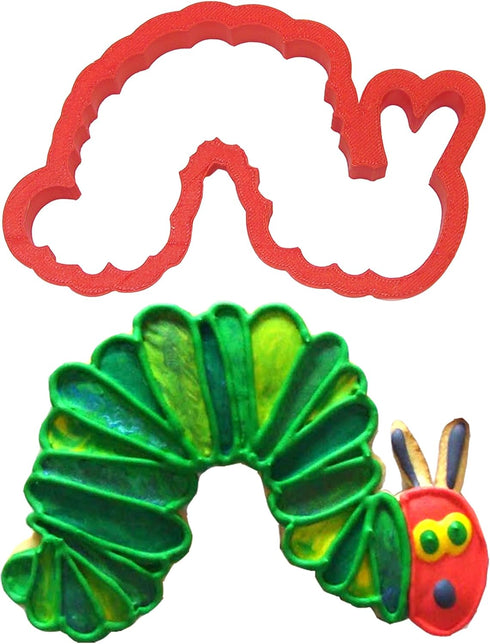 Caterpillar Cookie Cutter 5 Inch - Hand Made in the USA...