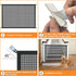 Dog Gate for Stairs Pet Gates for The House: Dogs Screen Mesh Gate for Doorways Stairways Indoor Safety 29 inches Tall, 41 inch Wide...