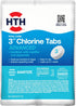 HTH 42051 Swimming Pool Care 3" Chlorine Tabs Advanced, Swimming Pool Chlorinating Sanitizer, 8oz...
