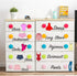 Dresser Clothing Decal Girl Dresser Labels for Bedroom Decor Drawer Organizing Stickers...