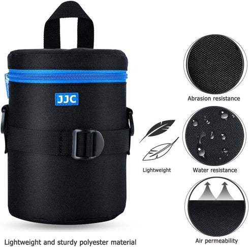 JJC Deluxe Lens Case Pouch Bag for Canon EF 24-70mm f2.8L/EF 50mm f1.2L/EF 85mm f1.2L II, RF 85mm f2, Tamron SP 70-300mm f4-5.6, Sigma APO DG 70-3...
