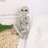 Alien Greetings Earthlings Sitting Statue 4.3" UFO Resin Figurine Decor for Garden Outdoor Space Decoration for Home Desk Indoor...