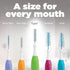 GUM Proxabrush Go-Betweens - Tight - Interdental Brushes - Soft Bristled Dental Picks for Plaque Removal Health - Safe for Braces & Dental Devices...