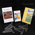Framendino, 20 Pack Triangle Acrylic Easel Stands for Display Mini Picture Frame Plate Holders Photo Holder Picture Card Weddings Home Decoration ...