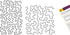 Quilting Creations Stencils for Machine and Hand Quilting - 2 Quilting Stencils for Background Patterns | Stipple, Large Stipple Plastic Quilt Ste...