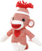 Adorable Sock Monkey 6 Inches, The Original Traditional Hand Knitted Stuffed Animal Toy Gift-for Kids, Babies, Teens, Girls and Boys Baby Doll Pre...