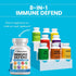 Clean Nutraceuticals Immune Defense Support Supplement 8 in 1 with Zinc 50mg Quercetin, VIT C 1000mg, Vitamin D3 5000 IU, Elderberry, Ginger - Imm...