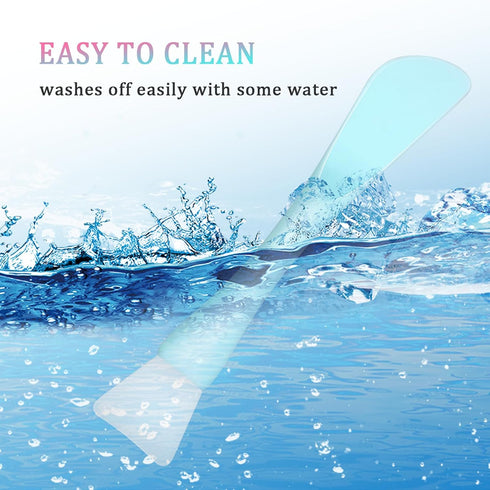 Silicone Facial Mask Applicator, 4 Pcs Reusable Double-End Face Mask Brush Washable Beauty Spatula Comestic Tools for Clay, Cream, Gel, and Mud Fa...