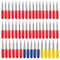 EVISWIY 50PCS Blades for Cricut Explore Air 2/Air 3/3/Make 3/Maker 40PCS 45° Premium Fine Point Blade & 5PCS 60° Deep Cut & 5PCS 30° Shallow Cut V...