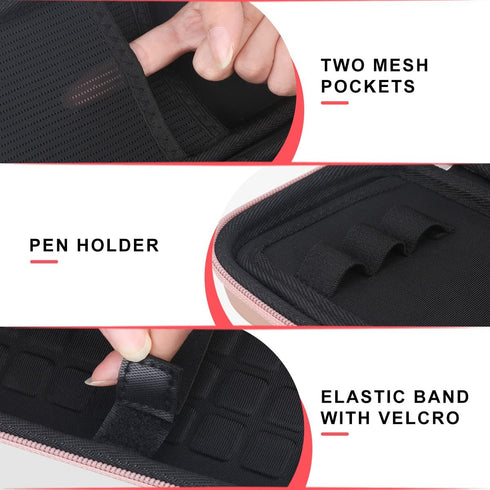 Canboc Carrying Case for Texas Instruments TI-30XS/ TI-36X Pro MultiView Scientific Calculator, Mesh Bag fit Cable, Batteries, Pens and Other Acce...