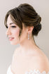 SWEETV Teardrop Wedding Bridal Earrings for Brides, Bridesmaids, Crystal Cubic Zirconia Dangle Drop Earrings for Women Prom Gifts...