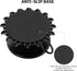 Black Iron Plate Candle Holder,set of 2 Candle Pedestal for Pillar Candles,3.15in pillar candle holders (Black)...