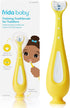 Frida Baby Training Toothbrush, Toddler Toothbrush for 18-24 Months, Easy-Grip Handle, Triple Angle Bristles, Soft Toothbrush Bristles, Stay-Put S...