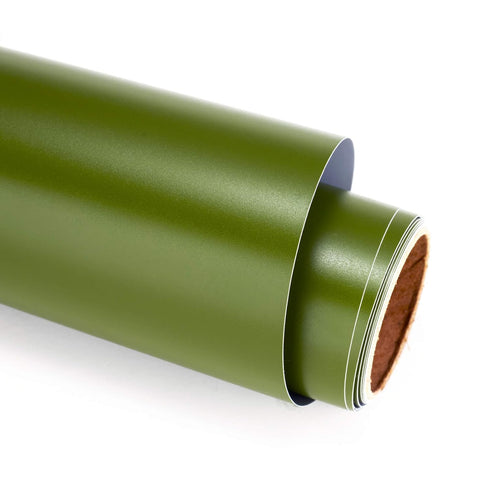 GIRAFVINYL Olive Green Vinyl, 12” x 10ft Matte Sage Green Permanent Vinyl for Home and Car Decorations, Cup, Sign, Windows, Tumbler...