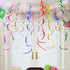 Aimto Black and Red Party Swirl Decorations,Foil Ceiling Hanging Swirl Decorations, Whirls Decorations,Pack of 20...