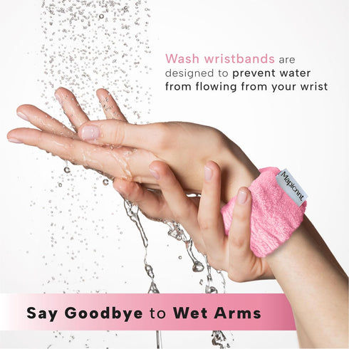 Spa Headband for Washing Face With Wristband, Cute Makeup Headband, Puffy Spa Headband, Terry Towel Versed Headband, Skincare Headband,Spa Headban...