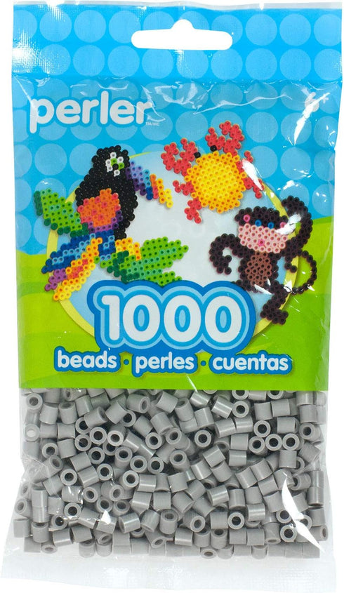 Perler 10985 Beads Fuse Beads for Crafts, 1000pcs, Gray...