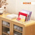 BEYGORM Acrylic Mail Holder, Clear Desk Organizer with Divider, Vertical Letter Sorter for Desktop, 5 Compartments Modern Office Home Envelope Org...