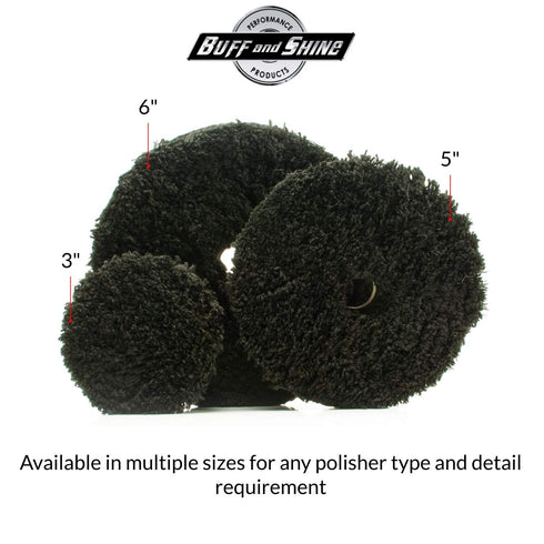 URO-Fiber Microfiber Finisher Pad 3 Inch Able to Cut, Polish Finish On Soft Paints Built Around The Gear-Driven Da, Long Throw Da Standard Polishe...