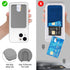 SHANSHUI 3 Pack Phone Card Holder Ultra Slim Phone Credit Card Holder Stick on Wallet Anti-Lost Design Phone Wallet Pocket Compatible for iPhone a...
