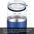 DOCIK Splash Proof Lids Covers for 20 Oz Yeti Rambler Ozark Trail Tumbler and More Travel Cup, Also Fit for Yeti 10 Oz Lowball, 2 Pack...