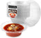 40 Pack 12 oz Elegant Clear Plastic Bowls for Parties Small Disposable Bowl for Fancy Dinner or Cocktail Party, Soup and Salad, Thick and Sturdy...