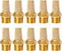 Quickun Air Pneumatic Mufflers, 1/4" Male Thread Sintered Bronze Exhaust Muffler Silencer (Pack of 10)...