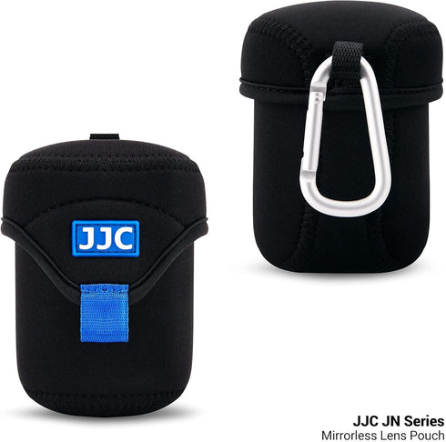 JJC Portable Neoprene Mirrorless Camera Lens Pouch Protective Case Storage Bag for Nikon Z 35mm 85mm Sony FE 20mm 24mm F1.4 16-55mm 18-105mm 55-21...