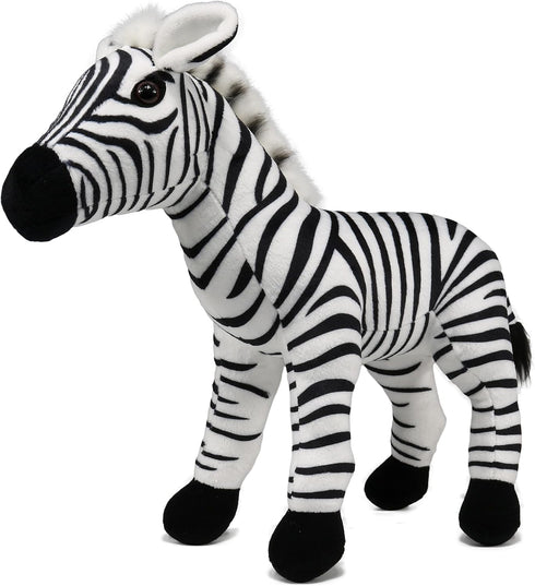 Ice King Bear Wild Animal Stuffed Animals Zoo Family Plush Toy (Zebra 11 Inches)...