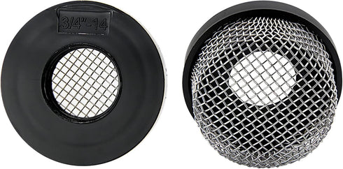 Stainless Steel Mesh Strainer 3/4"- 14 Aerator Screen Strainer Stainless Mesh Replace fpr Livewell Pump, MA-023 Screw on Strainer Industrial Plumb...