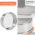 Flour Sifter Small Sifter 6 Inch Tamis Sifter 60 Mesh Stainless Steel Fine Mesh Strainers Flour Sieve, Round Flour Sifter for Baking Cake Bread, w...