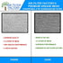 Microwave Oven Replacement For LG 5230W1A012B 12-Layer Aluminum Mesh Grease Filters 2-Pack...