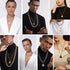 PROSTEEL Men Necklaces Hip Hop Chain Bible Verse Lords Prayer Praying Hands Africa Gold Medallion Coin Necklace Pendant...