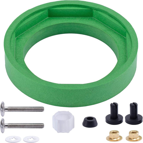 3'' Toilet Tank Gasket & Toilet Tank Bolts Parts Kit Tank to Bowl Gasket Kit Compatible with American Standards Champion 4 Toilet Part AS738756-00...