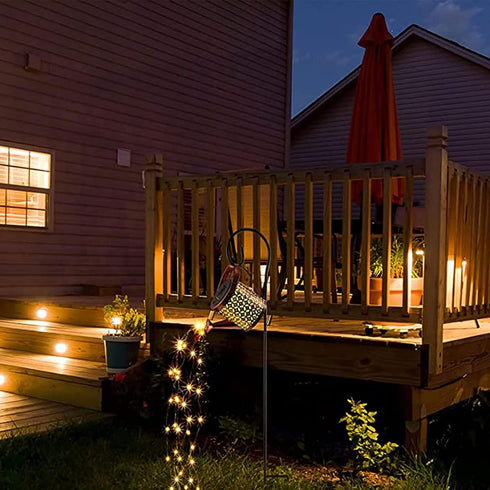 Solar Watering Can Lights,Solar LED Lantern Outdoor Light, Hanging Waterproof Outdoor Shower Garden Lights, Solar Lanterns for The Garden Pathway ...