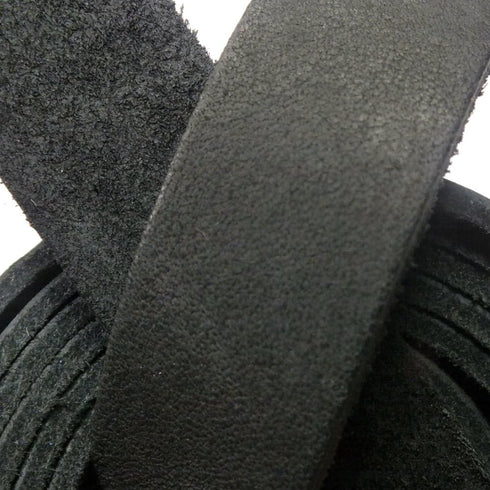 TOFL Genuine Top-Grain Leather Strap | 72 Inches Long | 7/8 Inch Wide | 1/8 Inch Thick (7-8 oz) | 1 Leather Strip Black...