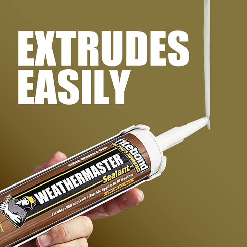 Titebond 44011 WeatherMaster Sealant Cartridge, 10.1 oz, Translucent...