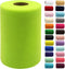 Lime Green Tulle Fabric Rolls 6 Inch by 100 Yards (300 feet) Fabric Spool Tulle Ribbon for DIY Tutu Bow Halloween Decorations Baby Shower Birthday...