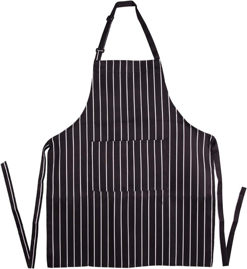 Kitchen Aprons for Men Women Chefs Adjustable Bib Aprons with Big Pockets...