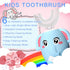 Kid Electric U Shaped Toothbrush with 4 Soft Brush Heads Rechargeable Children Toothbrush with 6 Cleaning Modes IPX7 Waterproof - (Age 2-7 Blue)...