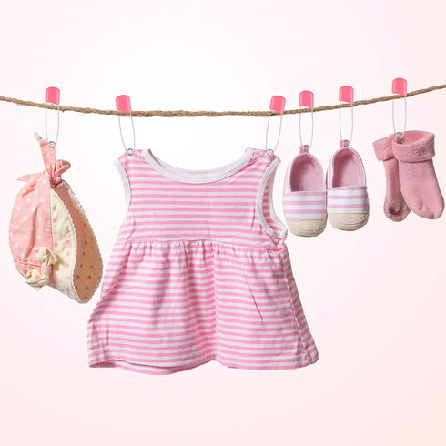 50 Pieces Diaper Pins Safety 2.2 Inch Plastic Head Cloth Diaper Nappy Pins with Locking Closures Stainless Steel with Velvet Bag(Pink)...